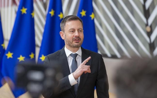 El hasta ahora primer ministro de Eslovaquia, Eduard Heger. El hasta ahora primer ministro de Eslovaquia, Eduard Heger.