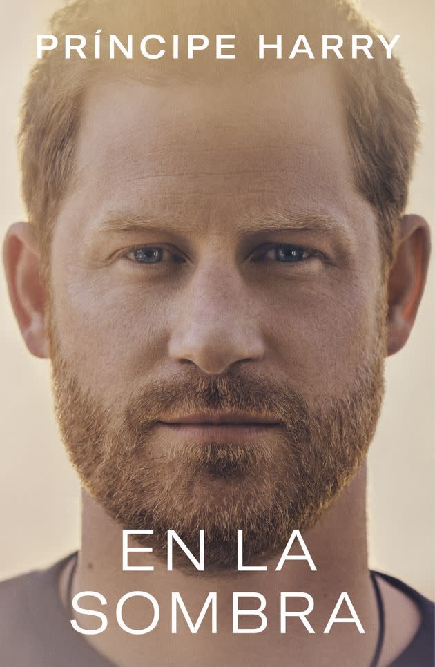 La portada de la autobiografía del príncipe Harry.