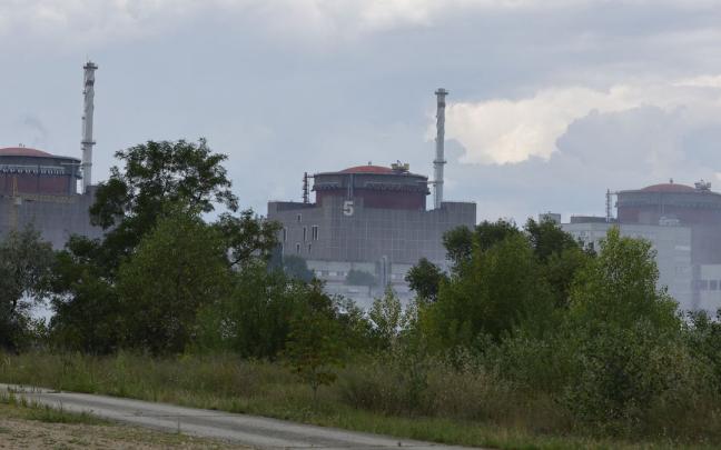 Central nuclear de Zaporiyia, en Ucrania. Central nuclear de Zaporiyia, en Ucrania.