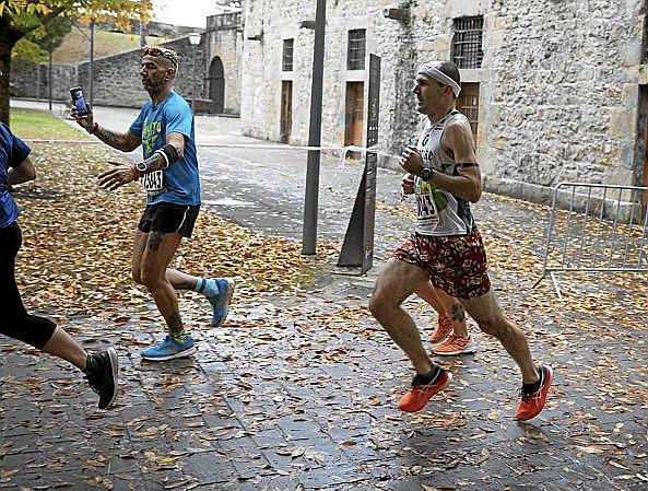 Andrew McLeod, en el medio maratón.