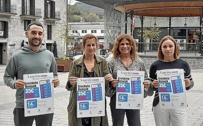 Representantes municipales y de Bertan en la presentación. | FOTO: N.G.