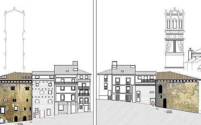 Adaptaci&oacute;n del palacio de Zarautz a rehabilitar en Getaria. | FOTO: N.G.