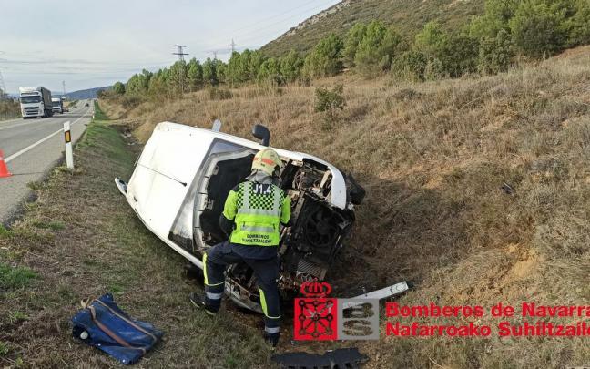 Estado del vehículo tras salirse de la vía