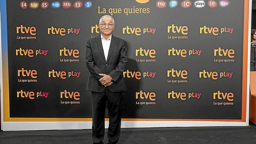 Xavier Sardà durante la presentación del nuevo programa. | FOTO: RTVE