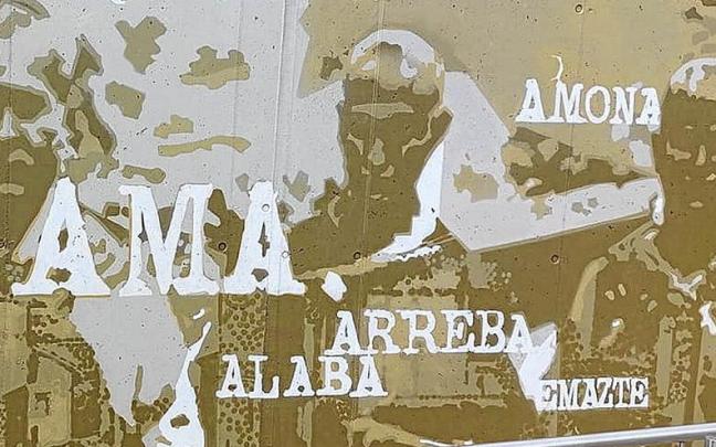 Mural dedicado a las mujeres en Labastida.