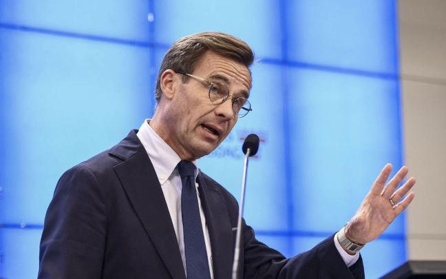 El líder del Partido Moderado, Ulf Kristersson El líder del Partido Moderado, Ulf Kristersson