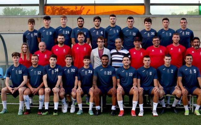 Plantilla y cuerpo t&eacute;cnico del Burlad&eacute;s.