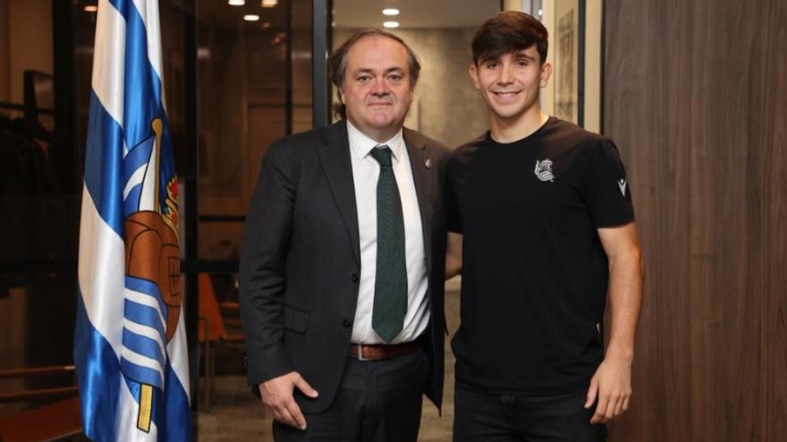 Pablo Mar&iacute;n junto a Jokin Aperribay