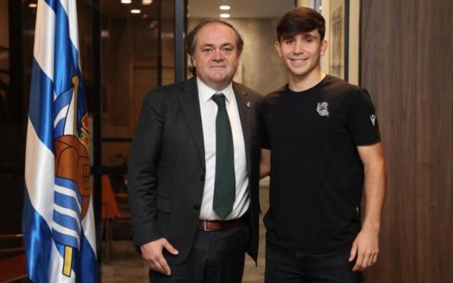 Pablo Mar&iacute;n junto a Jokin Aperribay