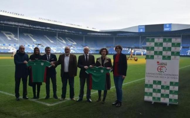 Presentación del amistoso entre la Euskal Selekzioa y Chile.