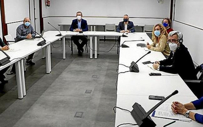 Primera reunión de la Mesa Política, en octubre de 2020. | FOTO: N.G.