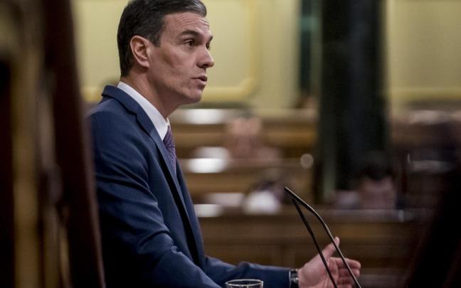 Pedro S&aacute;nchez, en el Congreso.