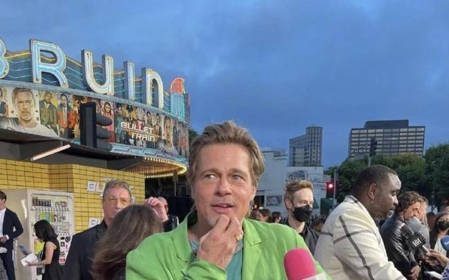 Brad Pitt en la presentación de 'Bullet Train'. Brad Pitt en la presentación de 'Bullet Train'.