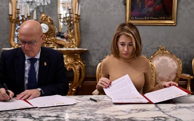 Bernardo Ciriza y Raquel Sánchez.