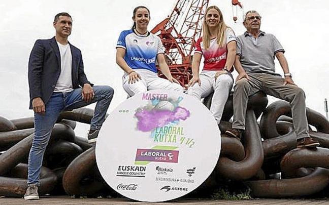 Imagen de ayer en la presentaci&oacute;n del evento en Bilbao.