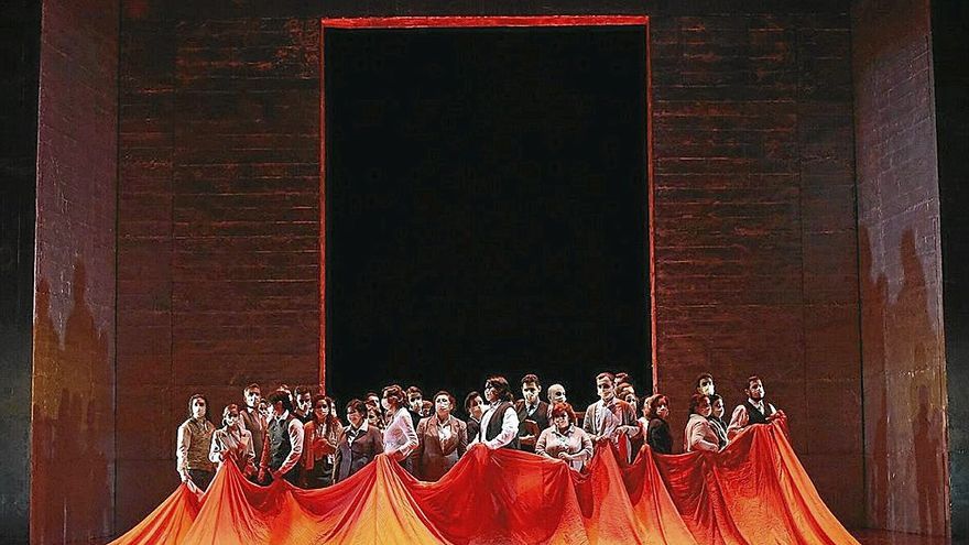 ‘Nabucco’, en la Ópera de Oviedo en 2021. | FOTO: IVÁN MARTÍNEZ