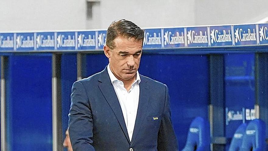 Luis García, durante el choque de esta temporada entre el Alavés y el Sporting en Mendizorroza. | FOTO: J. MUÑOZ