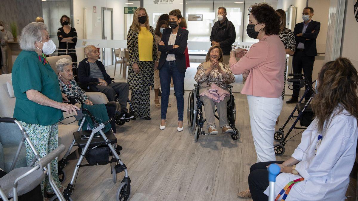 Inauguración de la residencia de mayores Amavir Valle de Egüés, en Sarriguren.