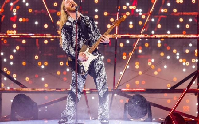 Sam Ryder durante su actuación en el último Festival de Eurovisión. Sam Ryder durante su actuación en el último Festival de Eurovisión.