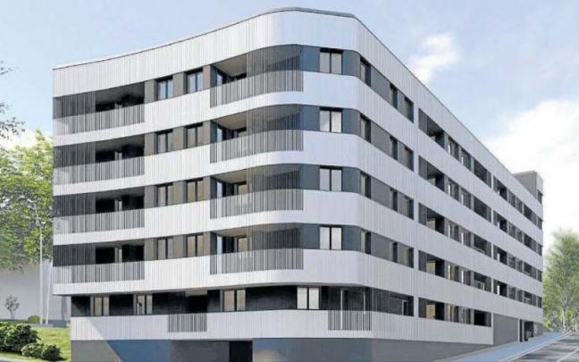 Infograf&iacute;a que muestra el dise&ntilde;o que tendr&aacute; el nuevo edificio a levantar en el entorno de Maidagan.