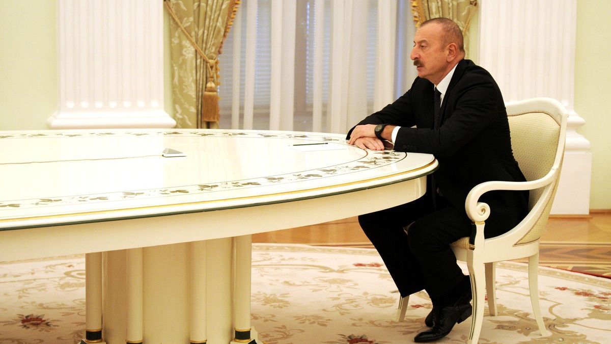 El presidente de Azerbaiyán, Ilham Aliyev.
