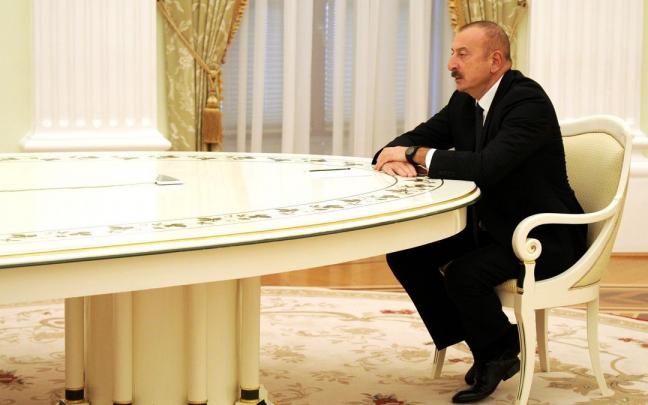 El presidente de Azerbaiyán, Ilham Aliyev.