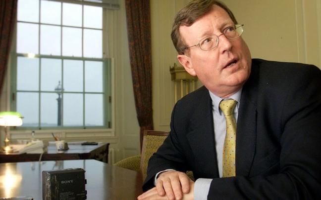 El ex primer ministro de Irlanda del Norte, David Trimble. El ex primer ministro de Irlanda del Norte, David Trimble.