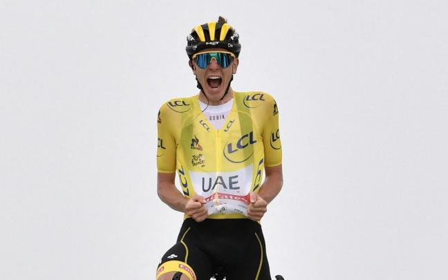 Pogacar, en el pasado Tour de Francia.