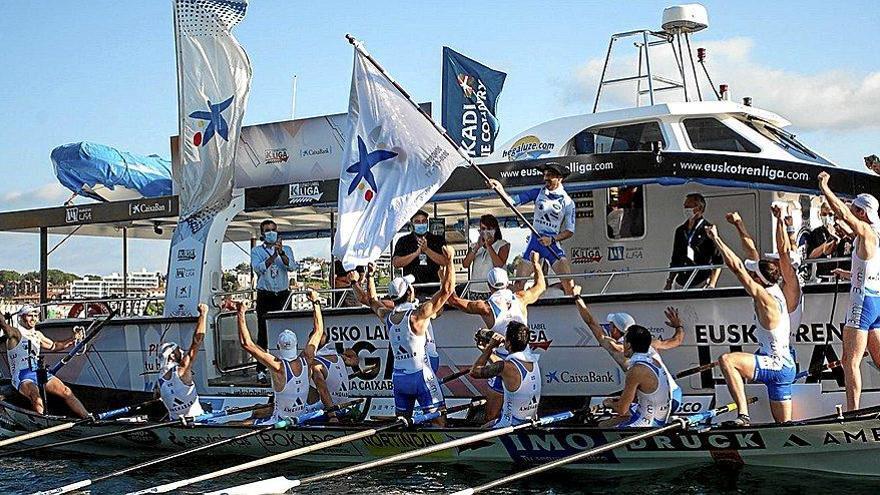 Donostiarra celebra una victoria durante la temporada pasada.