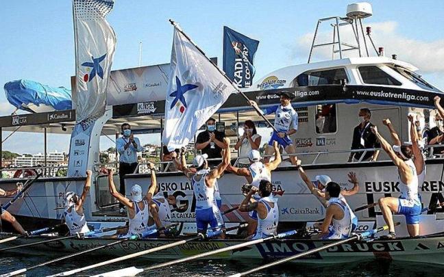 Donostiarra celebra una victoria durante la temporada pasada.