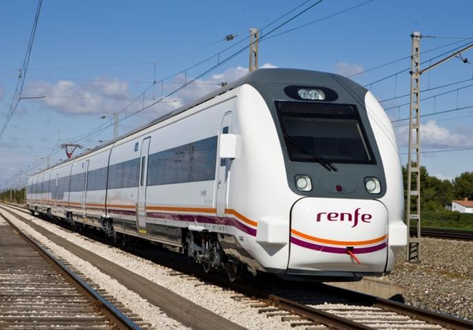 Una unidad de Renfe.