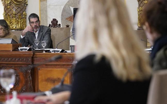 Un momento del Pleno de este jueves 26 de enero. Un momento del Pleno de este jueves 26 de enero.
