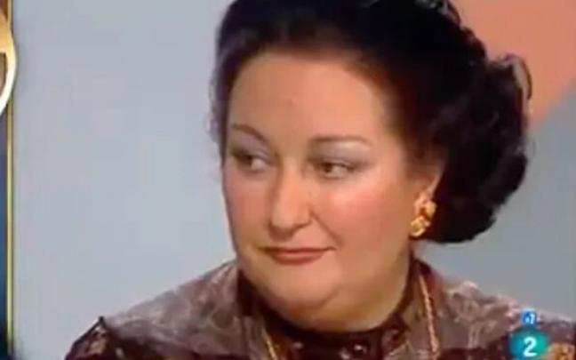 Captura de Montserrat Caballé en un momento del programa de RTVE 'Buenas noches'. Captura de Montserrat Caballé en un momento del programa de RTVE 'Buenas noches'.