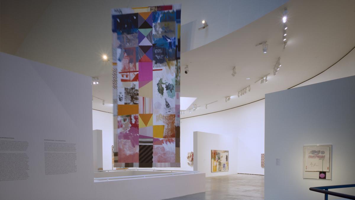 Obra de Rauschenberg.