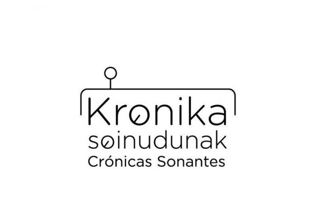 'Kronika soinudunak' programaren kartela.