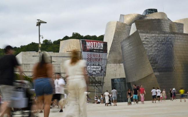 Durante el mes de agosto ha habido gran afluencia de turistas en el Guggenheim.