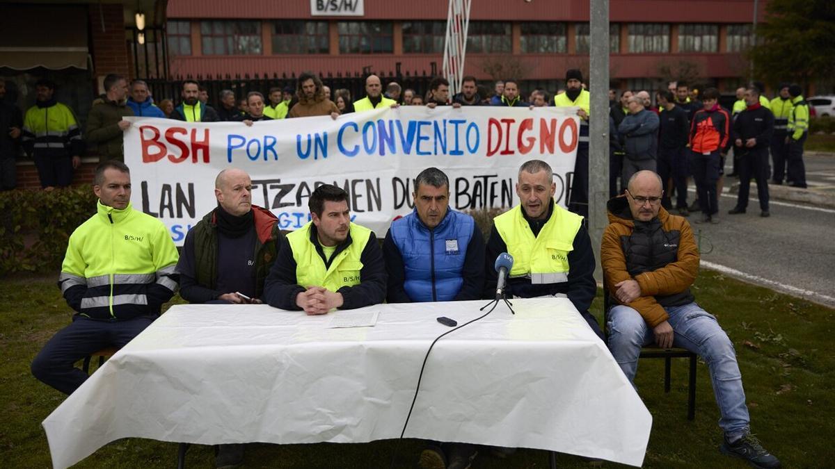 Rueda de prensa del comité de empresa de BSH