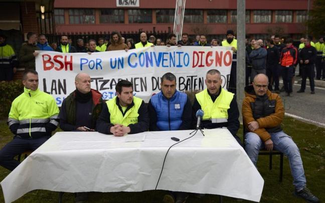 Rueda de prensa del comité de empresa de BSH