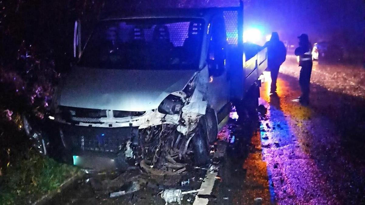 Daños en la furgoneta.