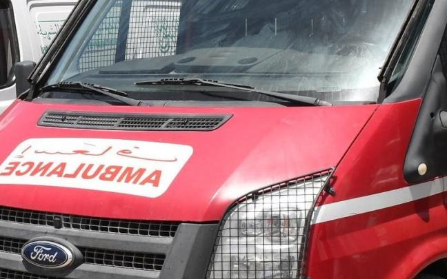 Imagen de archivo de una ambulancia en Marruecos.