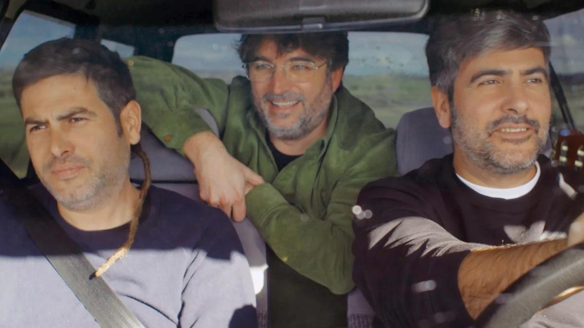 Los hermanos Muñoz, junto a Jordi Évole, en ‘Lo de Évole’.