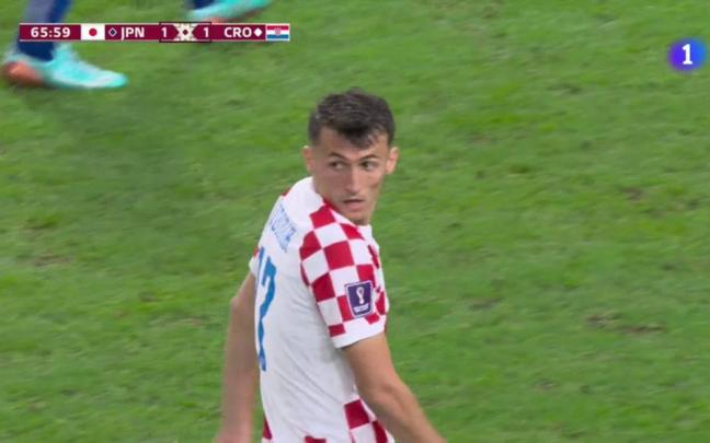 Budimir, tras fallar la ocasión en el minuto 66. Budimir, tras fallar la ocasión en el minuto 66.