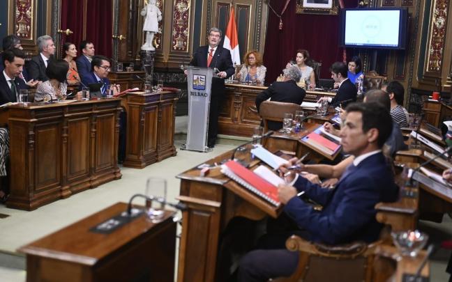 El pleno del Estado de la Villa de Bilbao se celebra este martes en el ayuntamiento