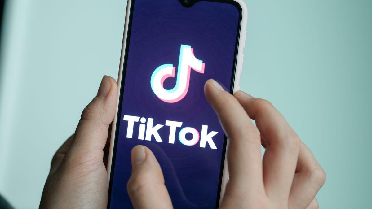 La aplicación de TikTok.