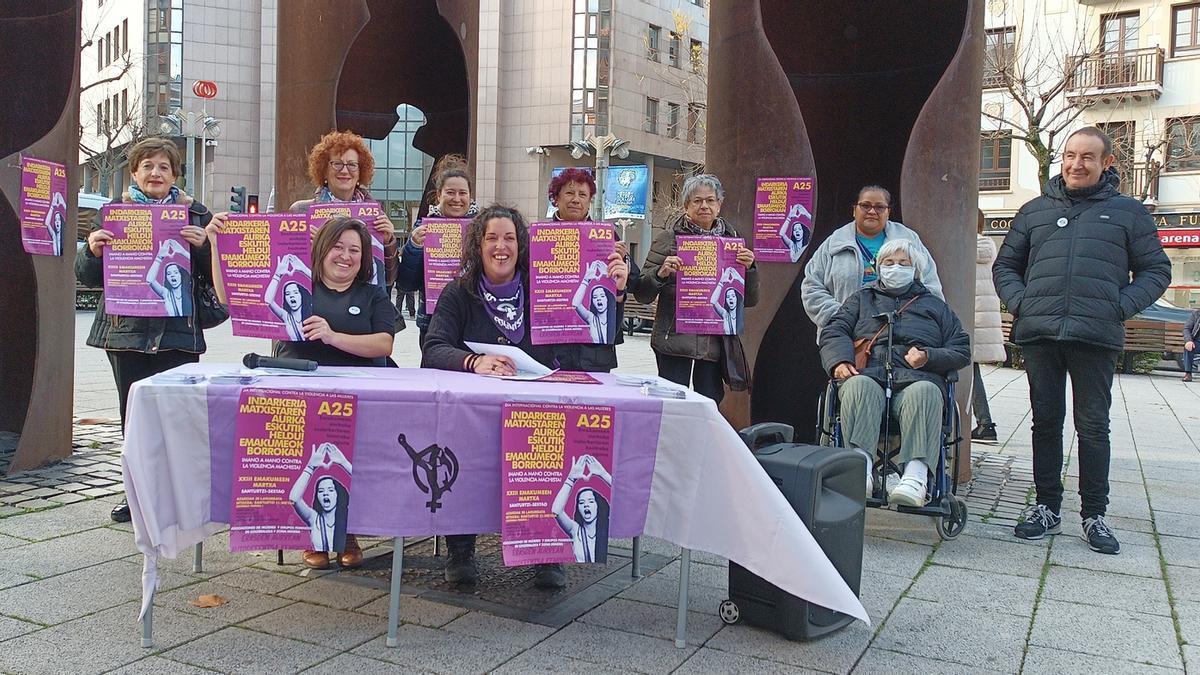 Las mujeres de Ezkerraldea y Meatzaldea marcharán este sábado contra la violencia machista.