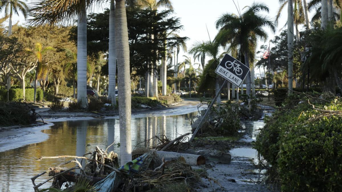 Imagen de los daños ocasionados por 'Ian' a su paso por Florida.