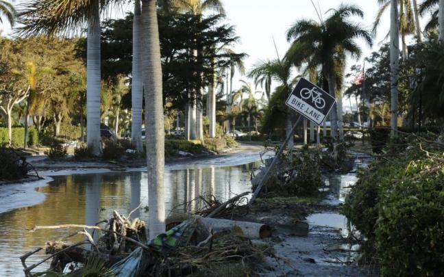 Imagen de los da&ntilde;os ocasionados por 'Ian' a su paso por Florida.