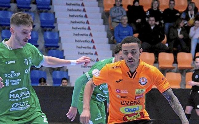 El brasileño Neguinho, en el amistoso ante Osasuna Magna.