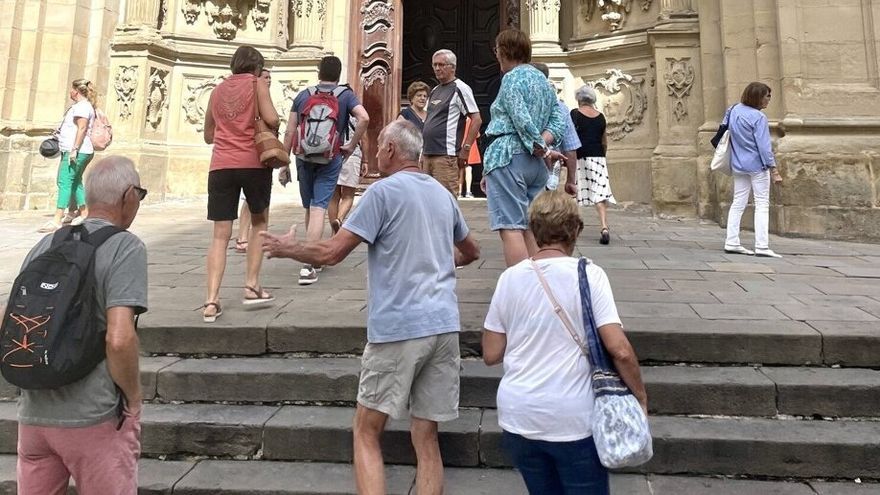 Turistas en Santa Maria