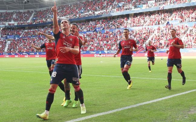 Kike García dedica su gol a la grada